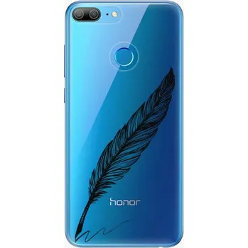 Pouzdro na mobilní telefon iSaprio Writing By Feather black pro Honor 9 Lite
