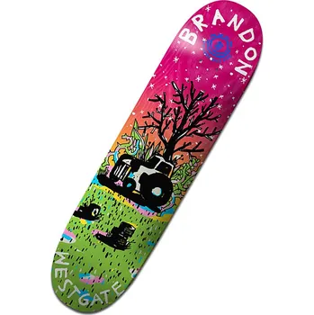 Skateboardová deska Recenze Element Future Nature 7,75" deska růžová/zelená