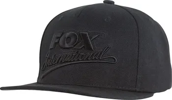 Rybářské oblečení Fox Kšiltovka Black Snapback Cap