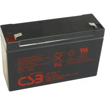 Záložní baterie akumulátor CSB GP6120 F2 (6V/12Ah)