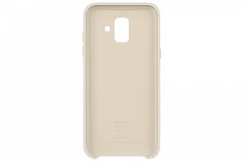 Pouzdro na mobilní telefon Samsung Dual Layer Cover pro Galaxy A6 2018 zlaté