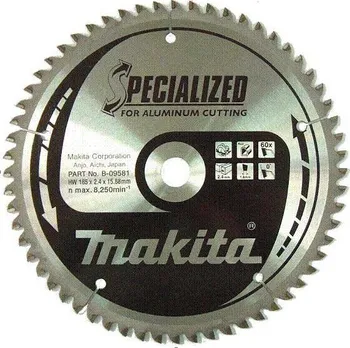 Pilový kotouč Makita Specialized Aluminium B-09575