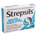 Strepsils Mentol a Eukalyptus 24 pas.