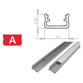 LED lišta LEDLabs Hliníkový profil LUMINES A 3m pro LED pásky, stříbrný eloxovaný