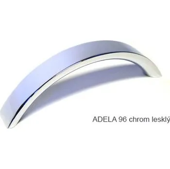Nábytkové kování kovová úchytka ADELA 96,128 Varianta: ADELA 96 chrom lesklý