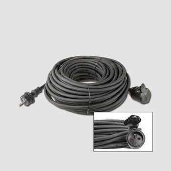 průmyslový kabel Emos 1 zás.230V/20 m prodlužovací kabel guma