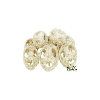 umělá květina Dekorace - Luffa plátky bělené 6ks