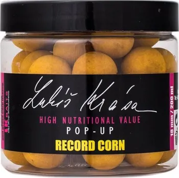 Boilies LK Baits Pop-Up 18 mm/250 ml World Record Carp Corn