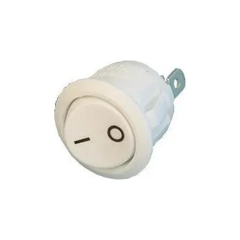 LED osvětlení PREMIUMLUX Zápustný vypínač kulatý - bílý