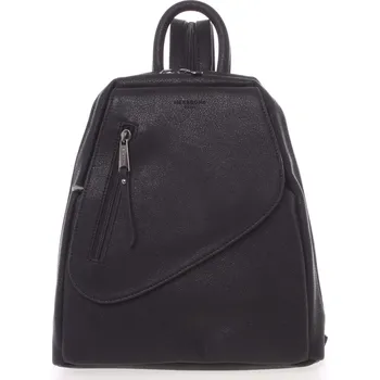 Městský batoh Módní dámský černý batoh - Hexagona Pasha černá