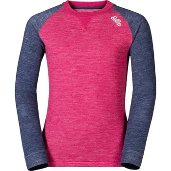 Pánské termoprádlo Odlo Shirt l/s crew neck Revolution TW Warm Kids 110159-30271 140