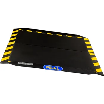 Nakládací rampa pro vozidlo FEAL Přenosná karbonová nájezdová rampa široká, podélně sklopná o délkách 75, 120, 150 nebo 200cm Délky: 75cm
