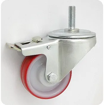Pojezdové kolečko Plastové kolo 80 mm otočná vidlice s čepem