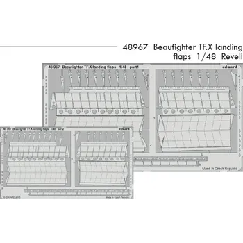 Plastikový model Eduard 1/48 Beaufighter TF.X landing flaps (REVELL)
