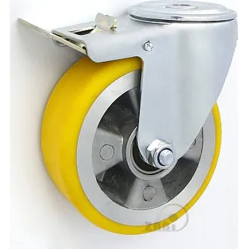 Pojezdové kolečko Polyuretanové kolo 125 mm otočná vidlice