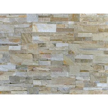 OBKLADY WALLSTONE Q010 GOLDEN QUARZITE 35x18 cm 1 m2