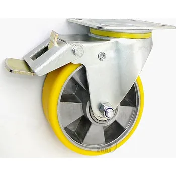 Příslušenství k zahradní technice Polyuretanové kolo 200 mm otočná vidlice