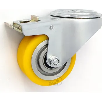 Příslušenství k zahradní technice Polyuretanové kolo 100 mm otočná vidlice