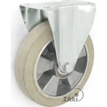 Pojezdové kolečko Pryžové kolo 250 mm pevná vidlice s deskou