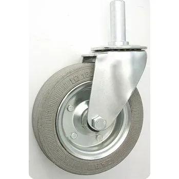 Pojezdové kolečko Pryžové kolo 200 mm otočná vidlice s čepem