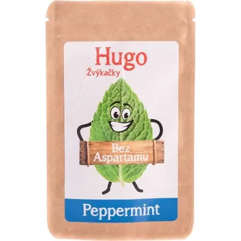Žvýkačka Hugo Žvýkačky bez aspartamu peppermint 9 g