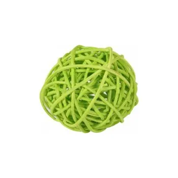 Koule aranžovací ratanová 6cm - sv. zelená