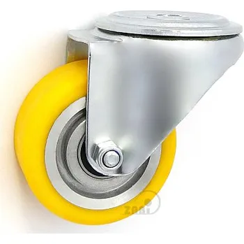 Pojezdové kolečko Polyuretanové kolo 100 mm otočná vidlice