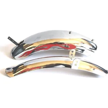 Motokolo Blatníky pro motokolo Chopper přední + zadní včetně polepů