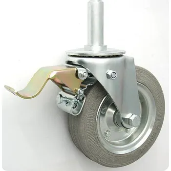 Pojezdové kolečko Pryžové kolo 180 mm otočná vidlice s čepem