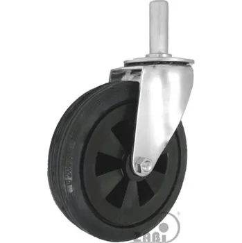 Příslušenství k zahradní technice Pryžové kolo 200 mm otočná vidlice s čepem