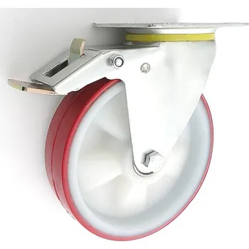 Příslušenství k zahradní technice Plastové kolo 200 mm otočná vidlice s deskou