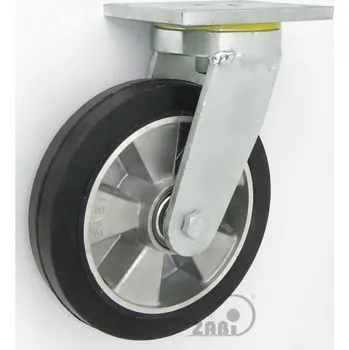 Příslušenství k zahradní technice Pryžové kolo 200 mm otočná vidlice s deskou