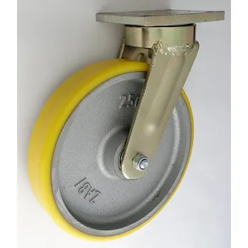Pojezdové kolečko Polyuretanové kolo 300 mm otočná vidlice