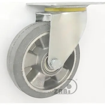 Pojezdové kolečko Pryžové kolo 160 mm otočná vidlice s deskou