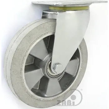 Příslušenství k zahradní technice Pryžové kolo 180 mm otočná vidlice s deskou