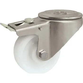 Pojezdové kolečko Plastové kolo 100 mm nerezová otočná vidlice ZABI