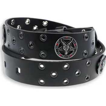 Opasek pásek Baphomet - Black