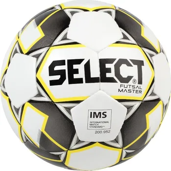 Fotbalový míč Select Futsal Master Grain bílý/žlutý 4
