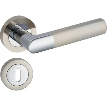 Dveřní kování Interiérové kování Infinity Line Torino O 100 chrom satina - klika ke dveřím - Zlevněno