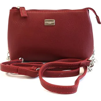Kabelka Malá tmavěčervená crossbody kabelka David Jones CM3934
