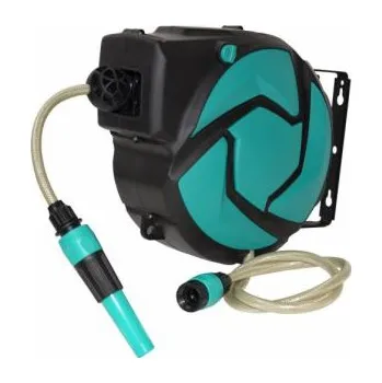 Držák na zahradní hadici Buben s hadicí na vodu délka 10 m, Automatický hadicový naviják na vod