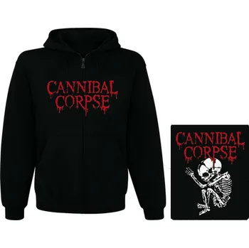 Pánská mikina mikina s kapucí a zipem Cannibal Corpse - Foetus