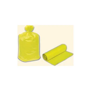 Pytle na odpadky EU Pytle 70x110 / 60mi - 25ks Žlutá: Žlutá