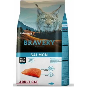 Krmivo pro kočku Bravery Cat Grain Free Adult Salmon