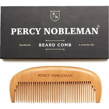 Péče o vousy Percy Nobleman Beard Care dřevěný hřeben na vousy