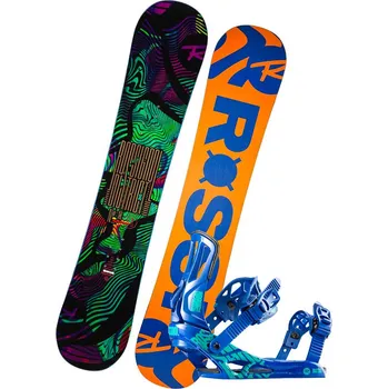 Snowboard Rossignol Komplet District + Battle Color Org/Blu 155 cm