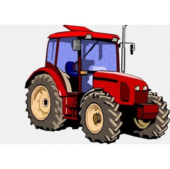 Nášivka Pelisport Tištěná Nažehlovačka Traktor 3 7,5 x 5 cm