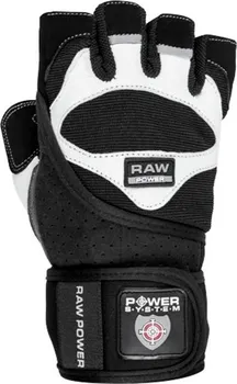 Fitness rukavice Power System Raw 2850 bílé/černé