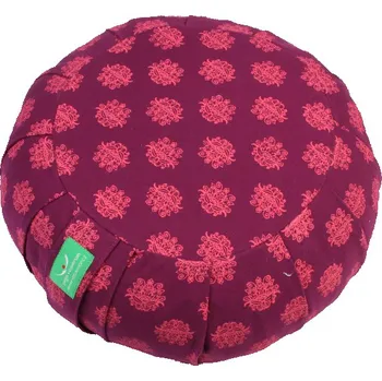 Meditační polštář s potiskem lila