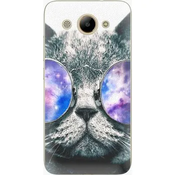 Pouzdro na mobilní telefon iSaprio Galaxy Cat pro Huawei Y3 2017